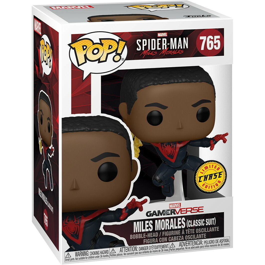 Funko POP! Spiderman Miles Morales Classic Suit Chase 765