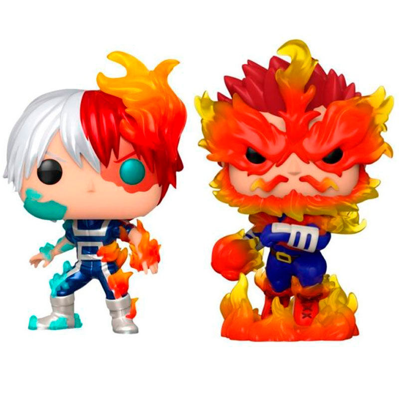 Funko POP! My Hero Academia Shoto Todoroki & Endeavor Exclusivo Pack 2