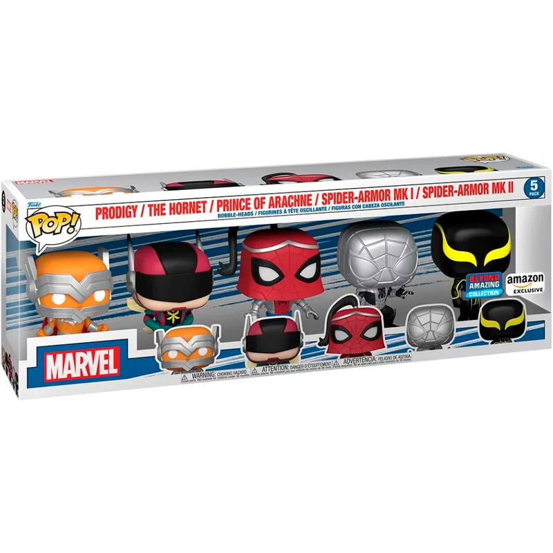 Funko POP! Marvel Spiderman Pack 5 Exclusivo