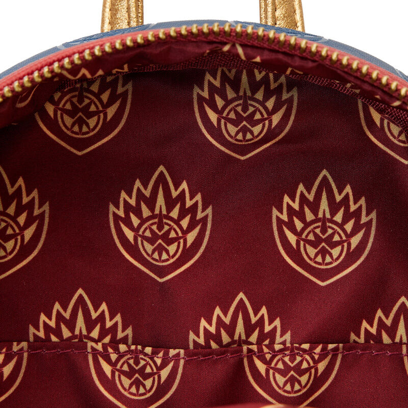 Mochila Loungefly de Marvel Guardianes de la Galaxia 3 con insignia de Ravager de 26 cm
