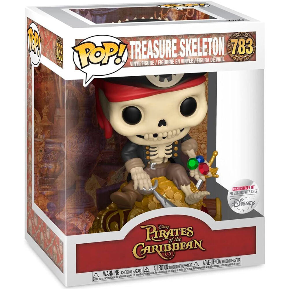 Funko POP! Deluxe Piratas del Caribe Treasure Skeleton Exclusivo 783