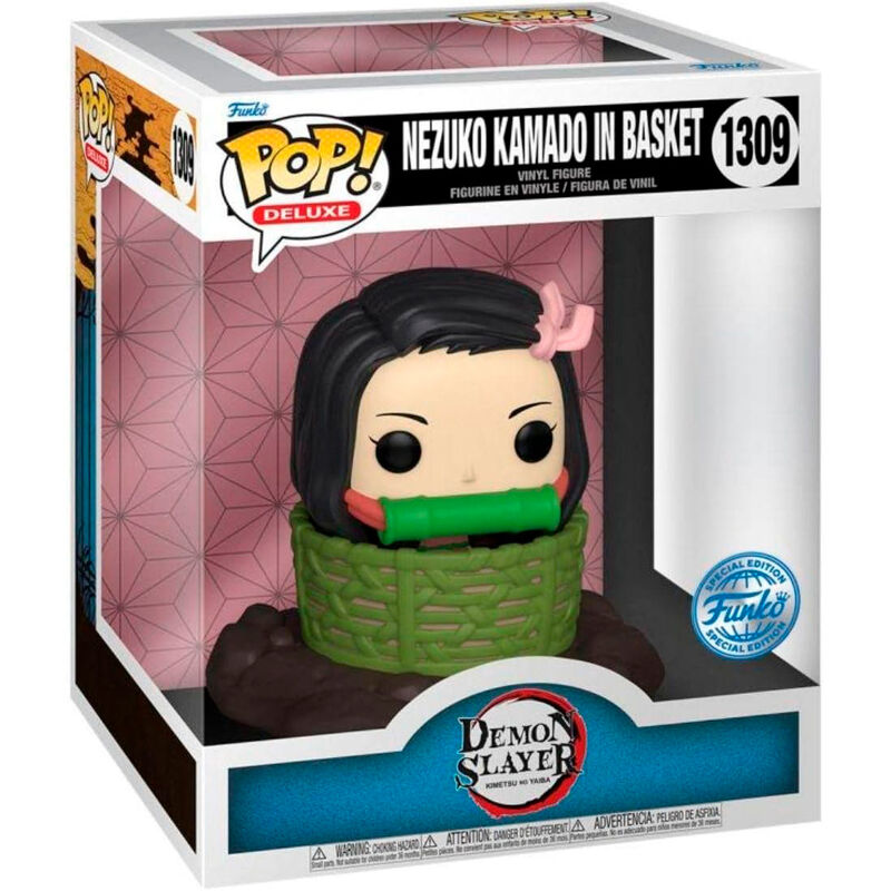 Funko POP! Deluxe Demon Slayer Kimetsu no Yaiba Nezuko Kamado in Basket Exclusivo 1309