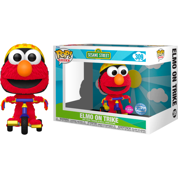 POP Figure Rider Sesame Street Elmo on Tricycle Exclusive