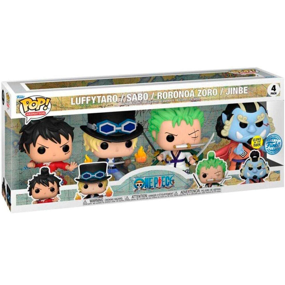 Funko POP! One Piece Pack 4 Exclusivo