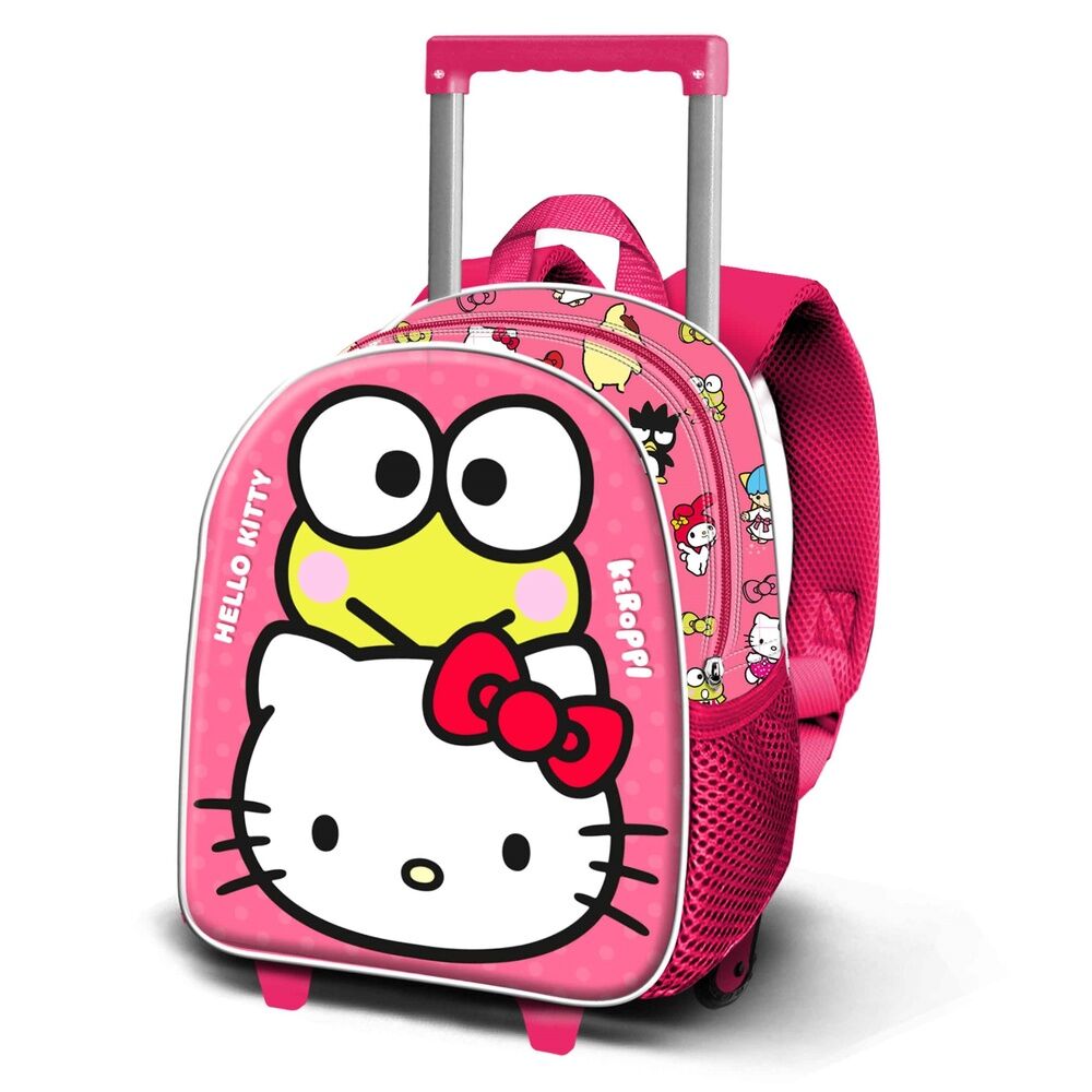 Mochila Trolley 3D Funny Hello Kitty 34cm