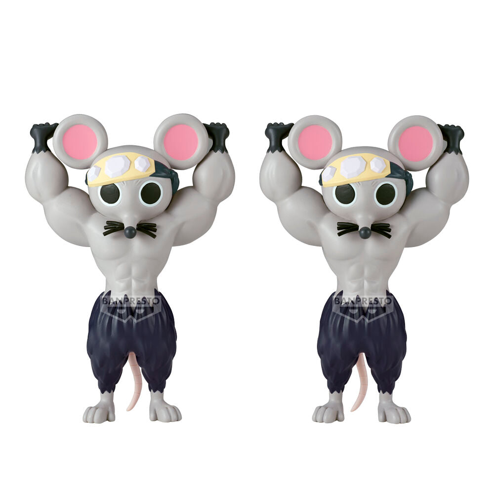 Set 2 Figuras Muscular Mice Demon Slayer Kimetsu no Yaiba 9cm