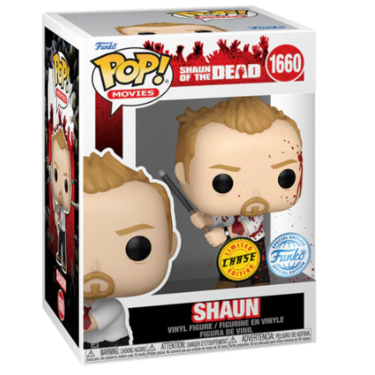 Funko POP! Zombies Party Shaun Exclusive Chase 1660