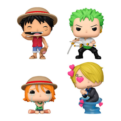 Funko POP! One Piece Pack 4 Exclusivo