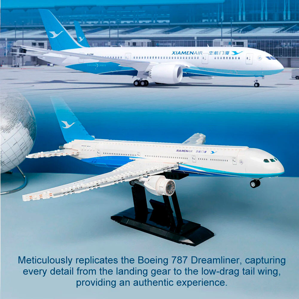 Kit Construccion Xiamen Air Boeing 787 745pzs
