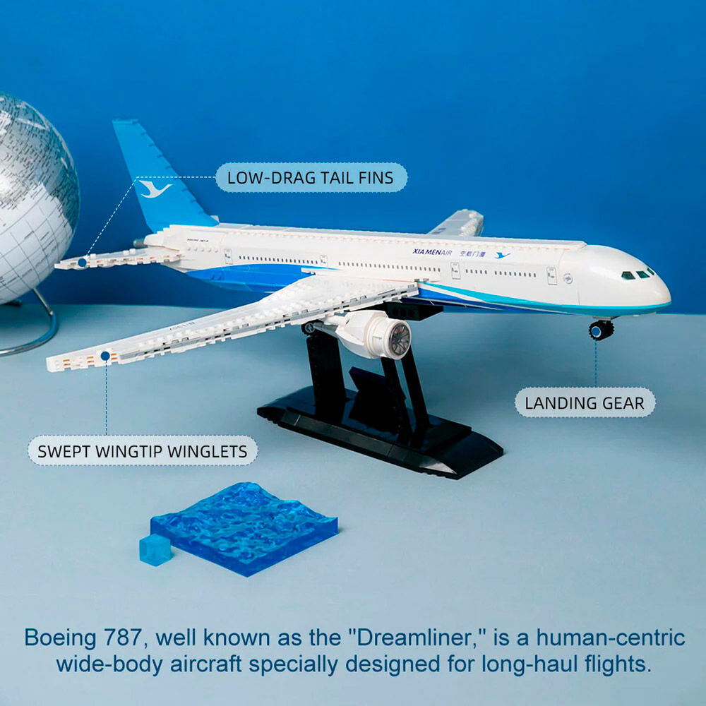 Kit Construccion Xiamen Air Boeing 787 745pzs
