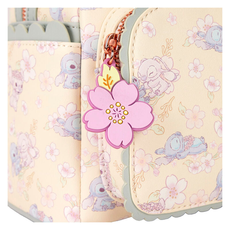 Mochila Cherry Blossom Stitch Disney Loungefly 26cm