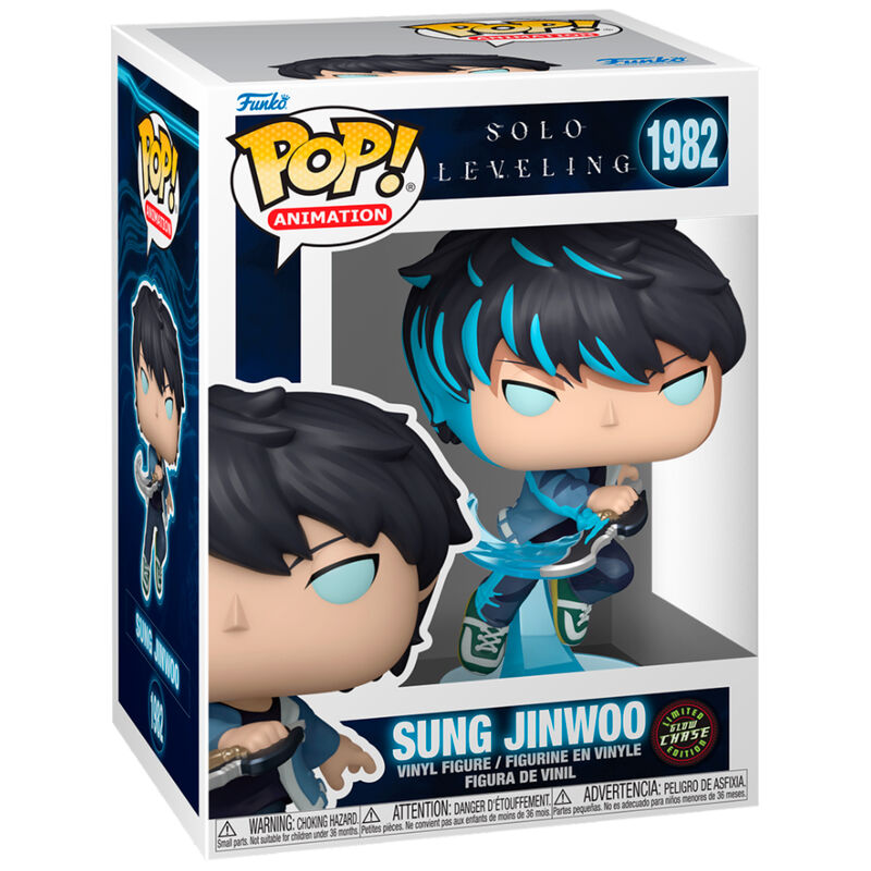 Funko POP Sung Jinwoo CHASE 1982 - Solo Leveling Exclusivo