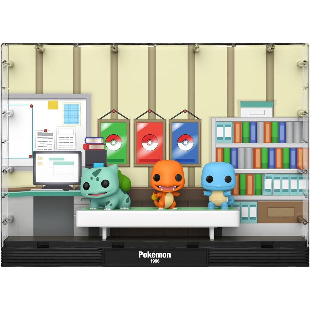 Funko POP! Moments Deluxe Pokemon 1996 Bulbasaur Charmander Squirtle 01