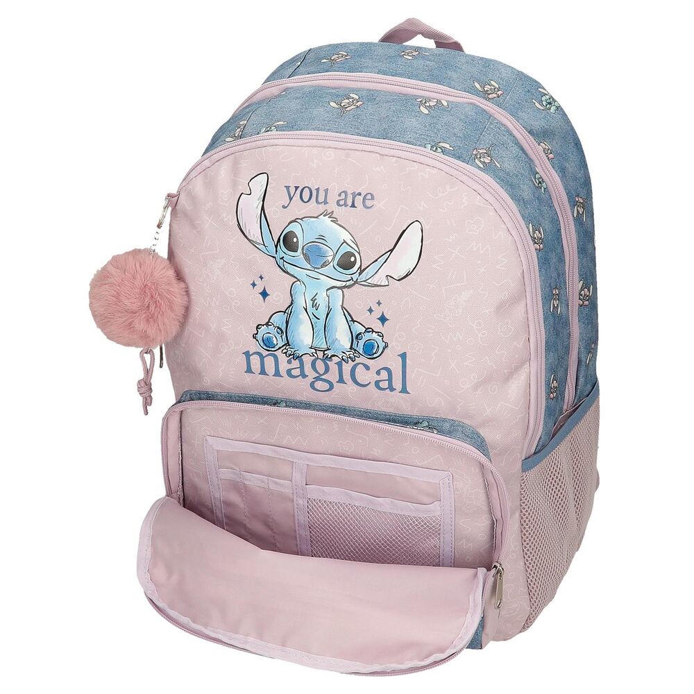 Mochila You Are Magical Stitch Disney 44cm adaptable