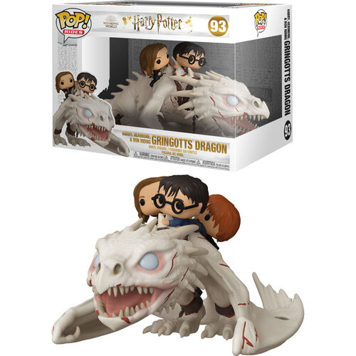 Funko POP! Gringotts Dragon con Harry, Ron y Hermione Harry Potter 93