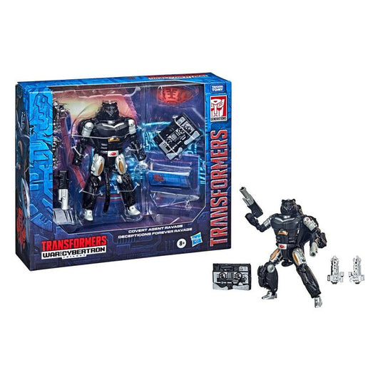 Blister Figura Covert Agent Ravage + Decepticon Forever Ravage War From Cybertron Transformers 15cm