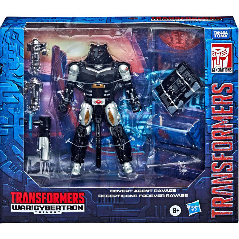 Blister Figura Covert Agent Ravage + Decepticon Forever Ravage War From Cybertron Transformers 15cm