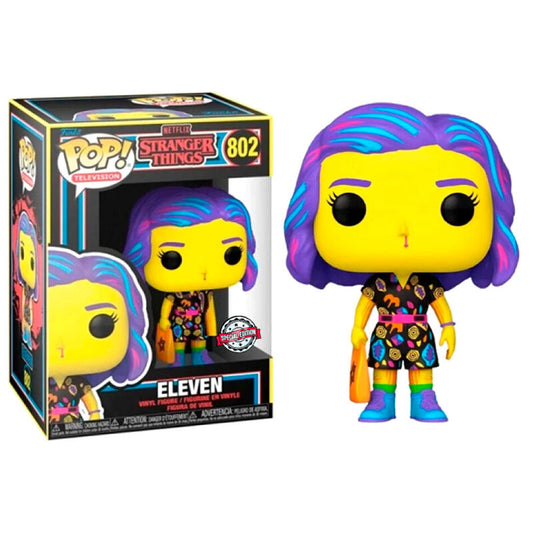 Funko POP! Stranger Things Eleven in Mall Outfit Black Light Exclusivo 802