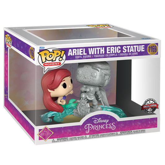 Funko Pop! La Sirenita Ariel & Statue Eric Disney Ultimate Princess Exclusivo 1169