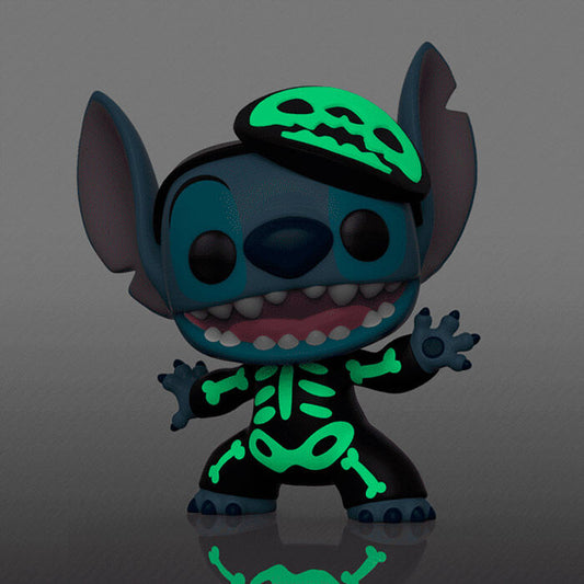 Funko POP! Disney Lilo & Stitch Skeleton Stitch Chase Exclusivo 1234
