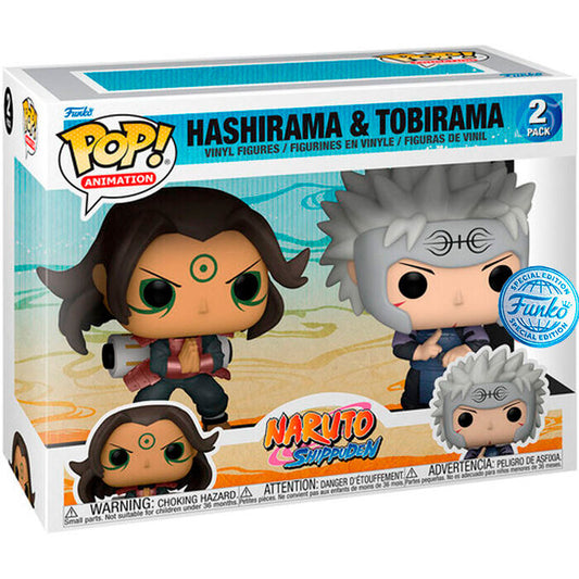 Funko POP! Naruto Shippuden Hashirama & Tobirama Pack 2 Exclusivo