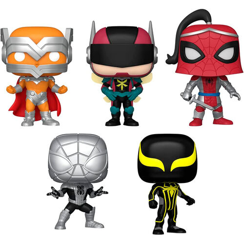 Funko POP! Marvel Spiderman Pack 5 Exclusivo