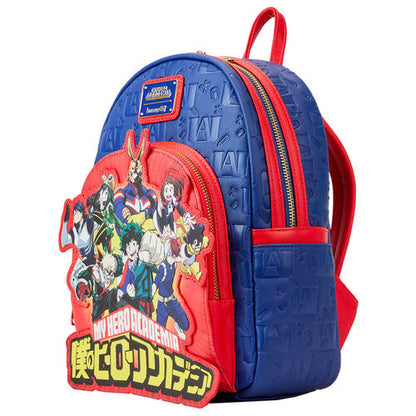 Group Debossed Logo My Hero Academia Loungefly Backpack 26cm