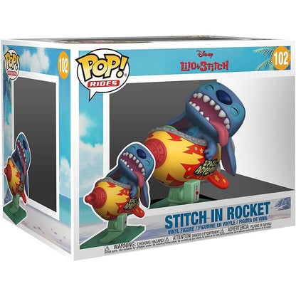 Funko POP! Rides Super Deluxe Disney Lilo and Stitch - Stitch in Rocket 102