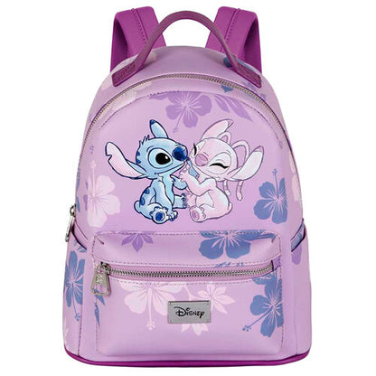 Mochila Stitch y Angel Disney 27cm - Karactermania Oficial