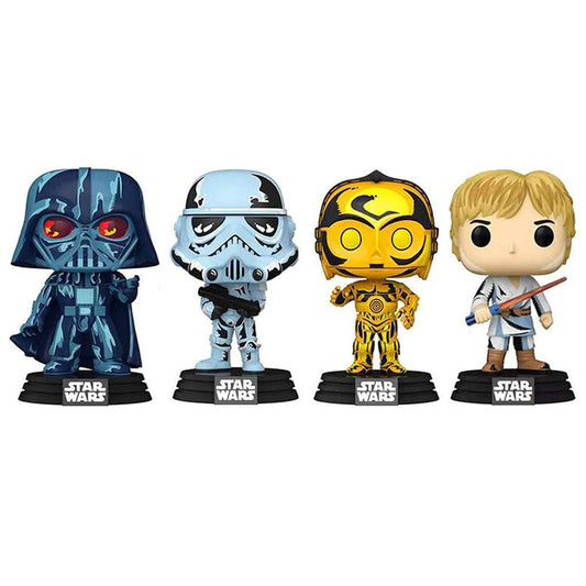Funko POP! Star Wars Pack 4 Exclusivo