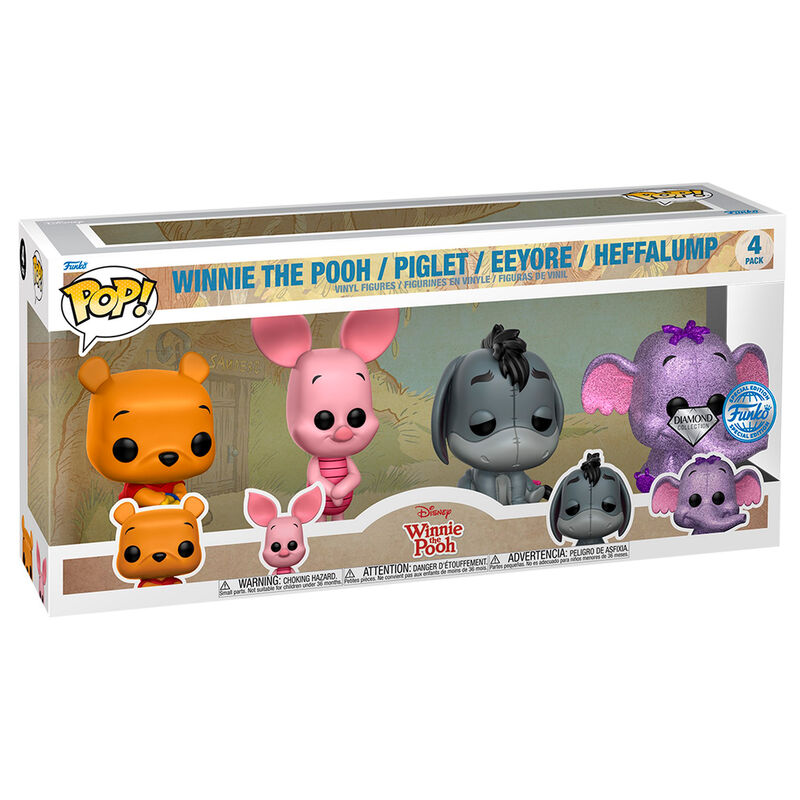 Funko POP! Disney Winnie the Pooh Pack 4 Exclusivo