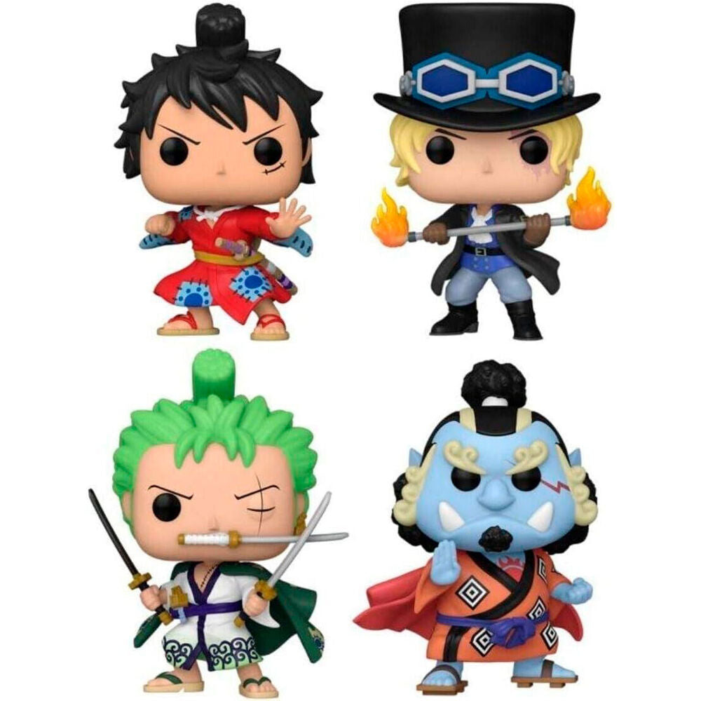 Funko POP! One Piece Pack 4 Exclusivo