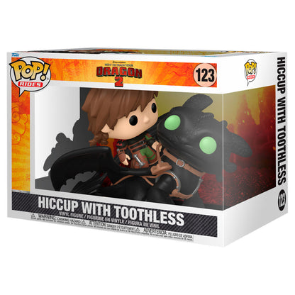 Funko POP! Rides Deluxe Como Entrenar a tu Dragon 2 Hiccup with Toothless 123