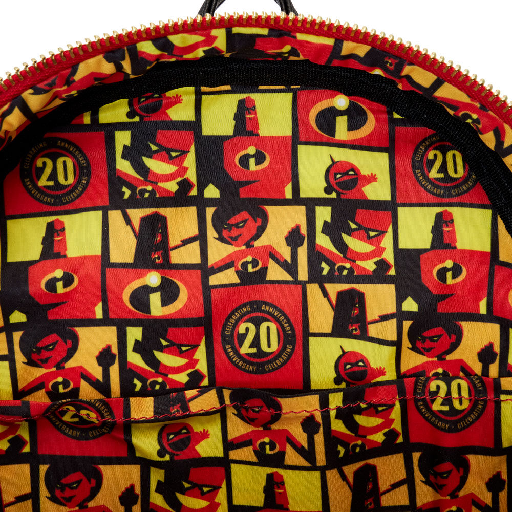 Mochila 20th Anniversary Los Increibles Disney Pixar Loungefly 30cm