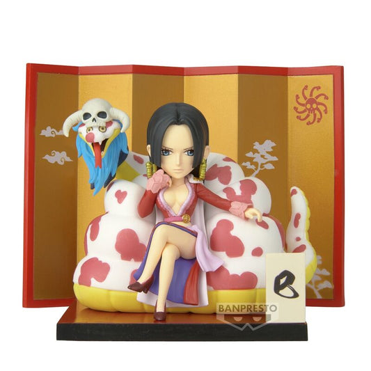 Figura Boa Hancock y Salome World Collectable Especial One Piece 6cm