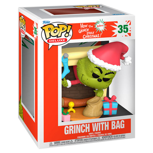Funko POP! Deluxe The Grinch with Bag 35