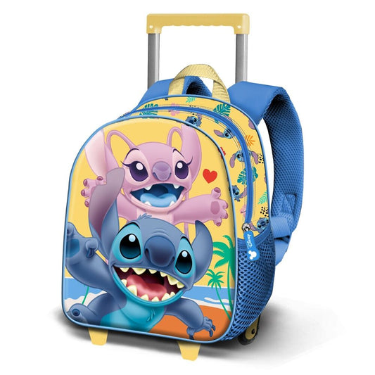 Mochila Trolley 3D Ocean Stitch Disney 34cm