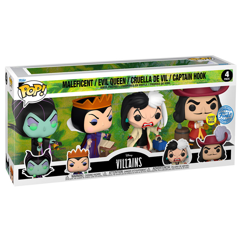 Funko POP! Disney Villanas Pack 4