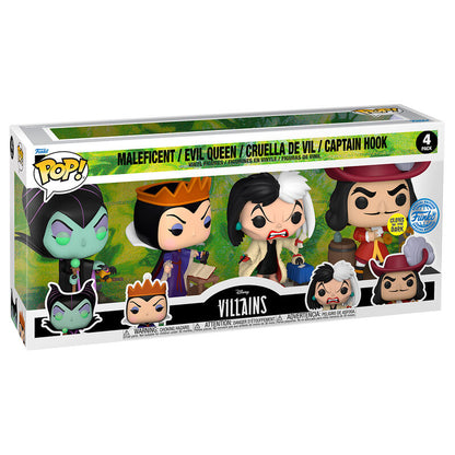 Funko POP! Disney Villanas Pack 4
