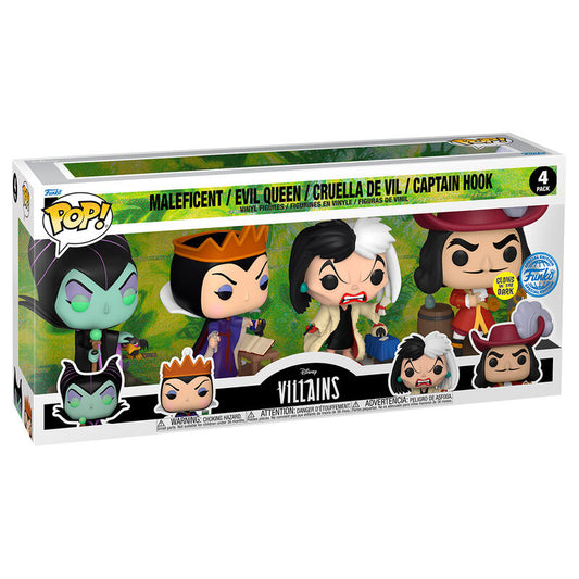 Funko POP! Disney Villanas Pack 4