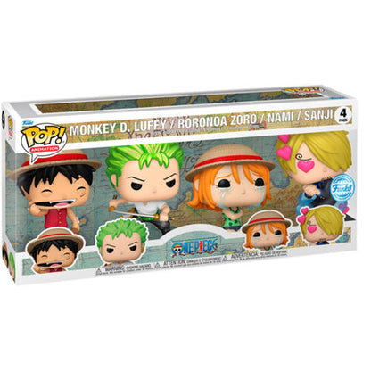 Funko POP! One Piece Pack 4 Exclusivo