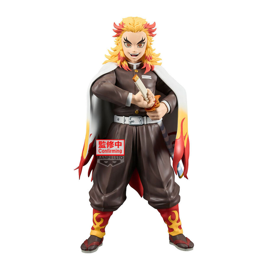 Figura Kyojuro Rengoku 24cm Grandista Demon Slayer - Banpresto Oficial