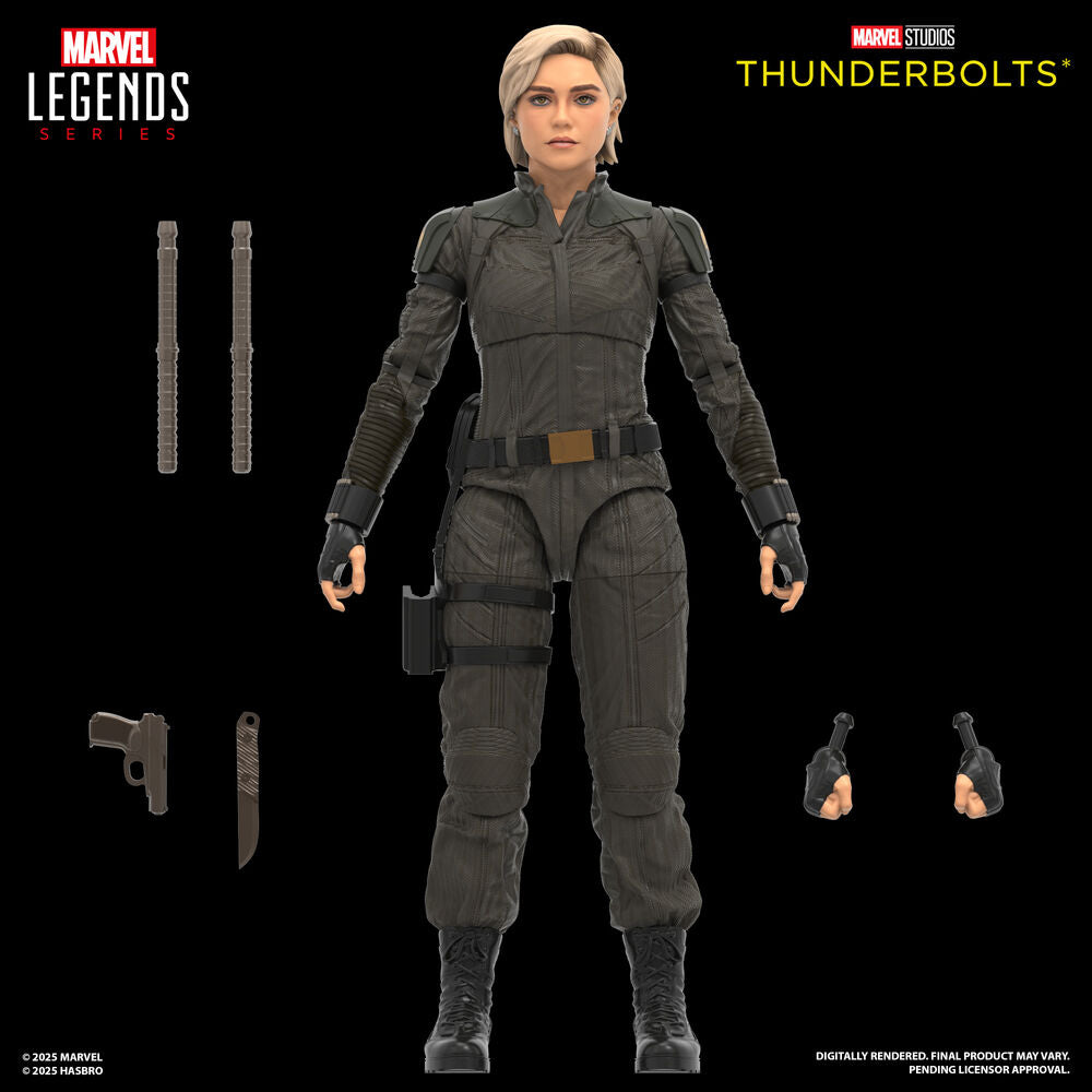 Blister 2 figuras Yelena Belova & Red Guardian Thunderbolts Marvel Legends 15cm