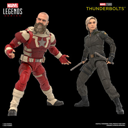 Blister 2 figuras Yelena Belova & Red Guardian Thunderbolts Marvel Legends 15cm
