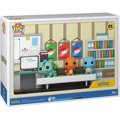 Funko POP! Moments Deluxe Pokemon 1996 Bulbasaur Charmander Squirtle 01