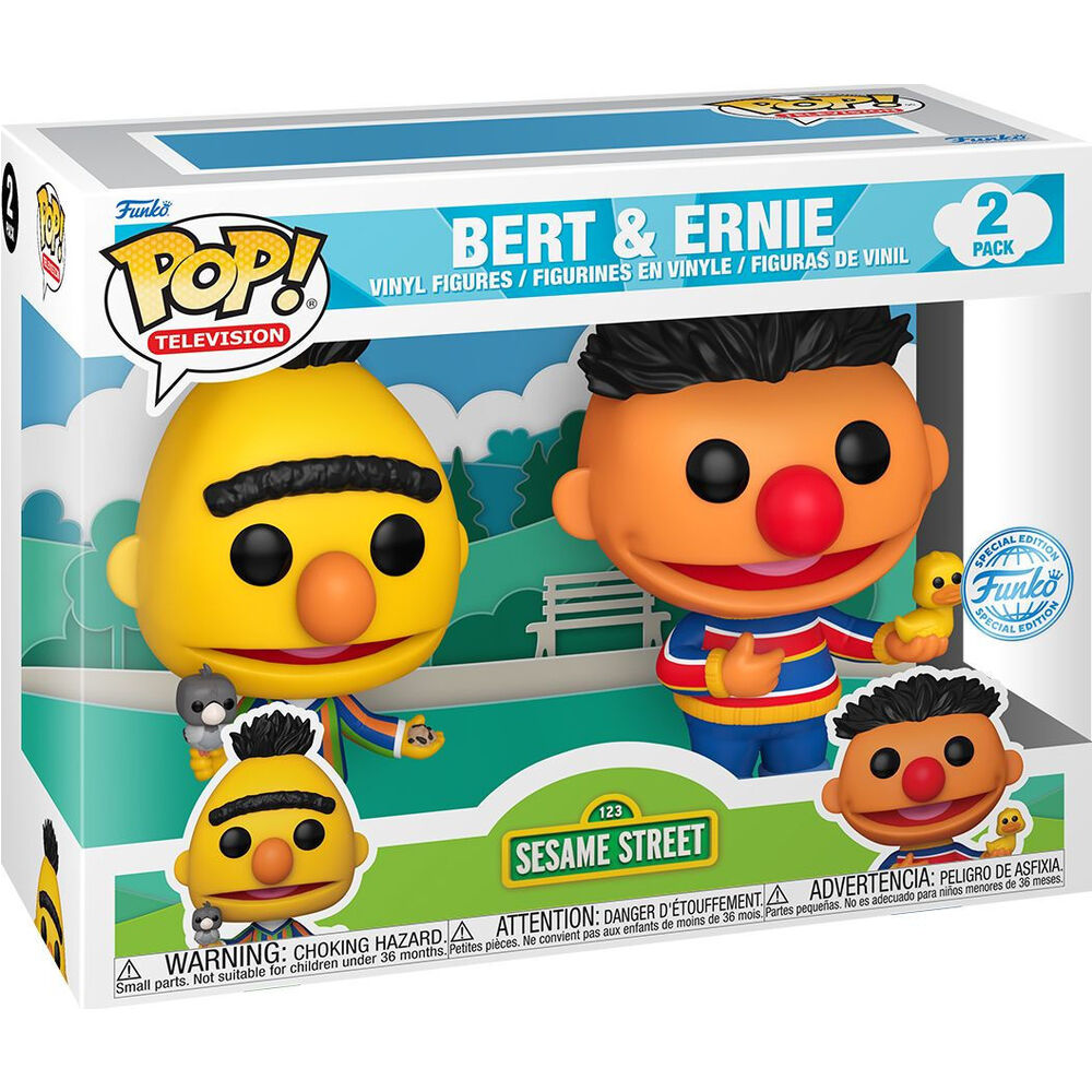 Funko POP! Barrio Sesamo Epi y Blas Pack 2 Exclusivo