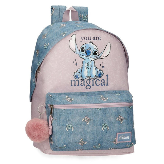 Mochila You Are Magical Stitch Disney 44cm adaptable