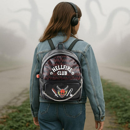 Mochila Stranger Things 27cm - 100%PU Diseño Oficial