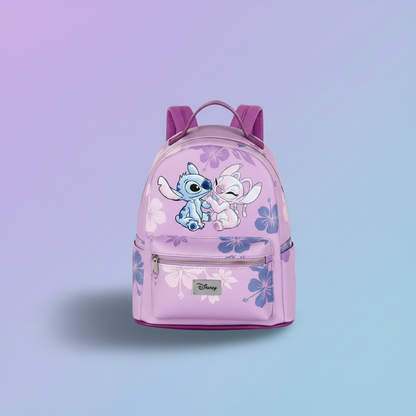 Mochila Stitch y Angel Disney 27cm - Karactermania Oficial