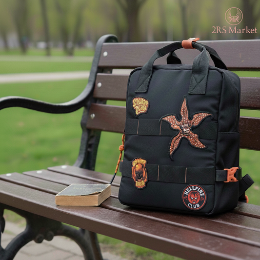 Mochila Stranger Things 27cm Poliéster - Diseño Oficial